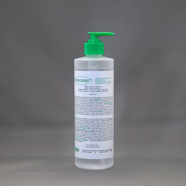 Biokleanz  Antibacterial Gel - Instant Hand Sanitizer<br> (NPN: 80099647) - 62% ethanol – Image 2